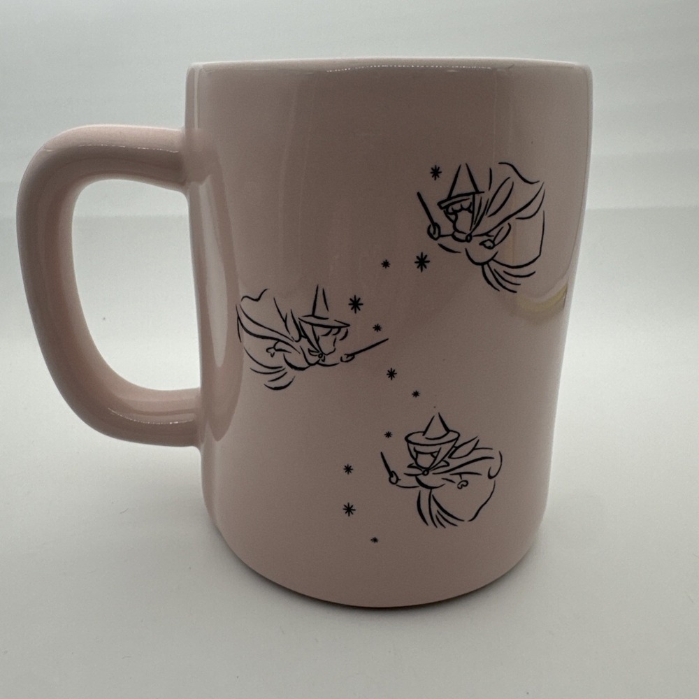 Rae Dunn Light Pink Mug Artesian Collection 'SLEEPING BEAUTY' Disney Princess - Picture 3 of 9